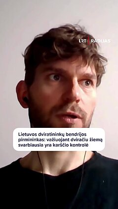 Ką reikia žinoti, norint dviračiu važinėti žiemą?