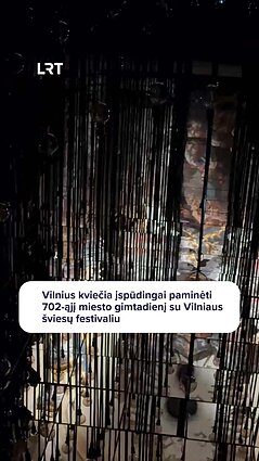 Prasidėjo Vilniaus šviesų festivalis ir įspūdinga šviesos meno programa!