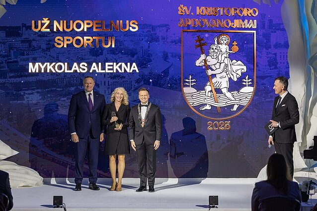 Vilnius išdalino „Šv. Kristoforus“ labiausiai nusipelniusiems miestiečiams