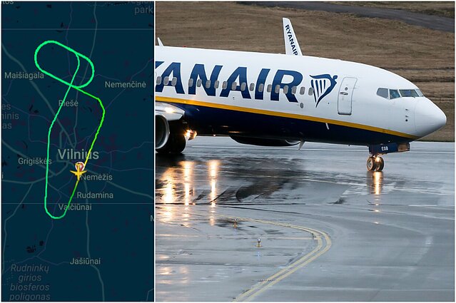 Ryanair skrydis iš Vilniaus Ryanair skrydis iš Vilniaus