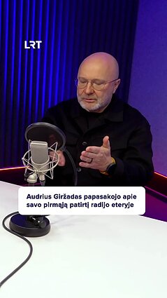 Audrius Giržadas apie nepasisekusią patirtį radijo eteryje