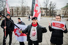Vilniuje – prieš Lukašenkos „perrinkimą“ nukreipta baltarusių akcija Vilniuje – prieš Lukašenkos „perrinkimą“ nukreipta baltarusių akcija