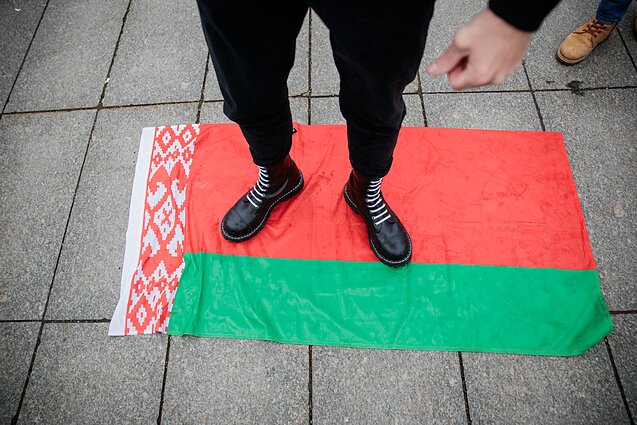 Vilniuje – prieš Lukašenkos „perrinkimą“ nukreipta baltarusių akcija Vilniuje – prieš Lukašenkos „perrinkimą“ nukreipta baltarusių akcija