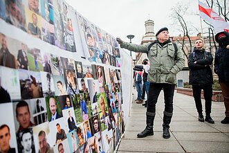 Vilniuje – prieš Lukašenkos „perrinkimą“ nukreipta baltarusių akcija Vilniuje – prieš Lukašenkos „perrinkimą“ nukreipta baltarusių akcija