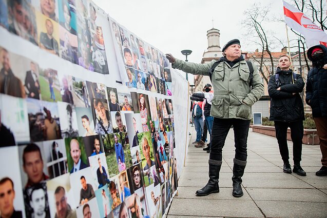 Vilniuje – prieš Lukašenkos „perrinkimą“ nukreipta baltarusių akcija Vilniuje – prieš Lukašenkos „perrinkimą“ nukreipta baltarusių akcija