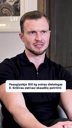 Paauglystėje 100 kg svėręs dietologas Grišinas: mes patys sau viską padarome