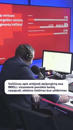 Ministras apie patarimus gyventojams prieš elektros sinchronizaciją