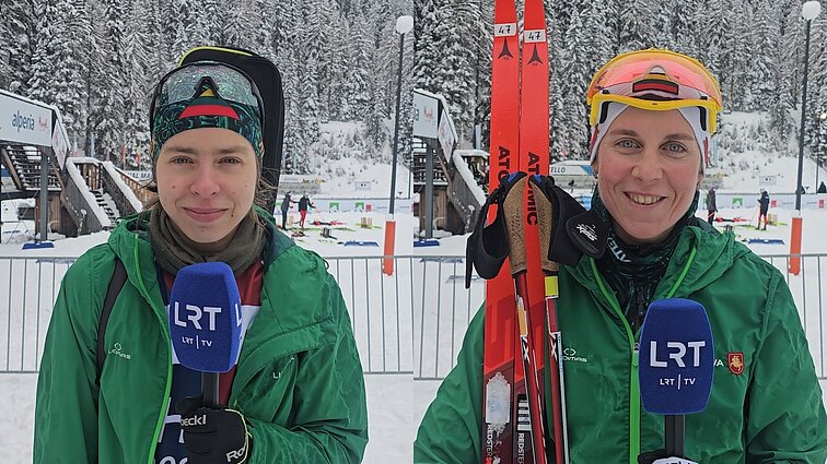 Europos biatlono čempionatas Lietuvos biatlonininkes pasitiko su pūga