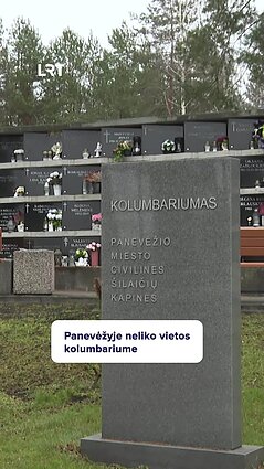 Panevėžyje nebeliko vietos kolumbariume, siūloma urnas saugoti namuose