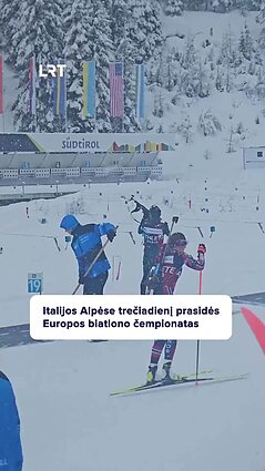 Europos biatlono čempionate Italijoje – tikra žiemos pasaka