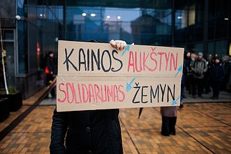 Vilniuje protestuojama prieš viešojo transporto bilietų kainų augimą