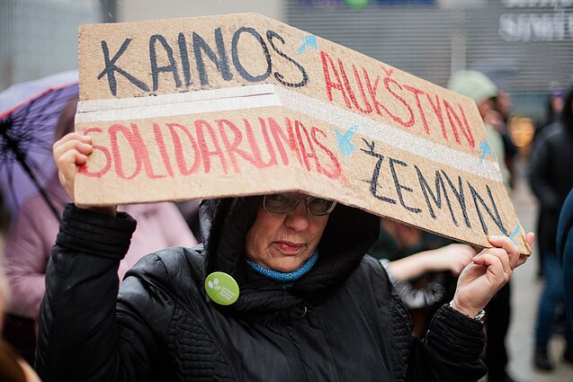 Vilniuje protestuojama prieš viešojo transporto bilietų kainų augimą
