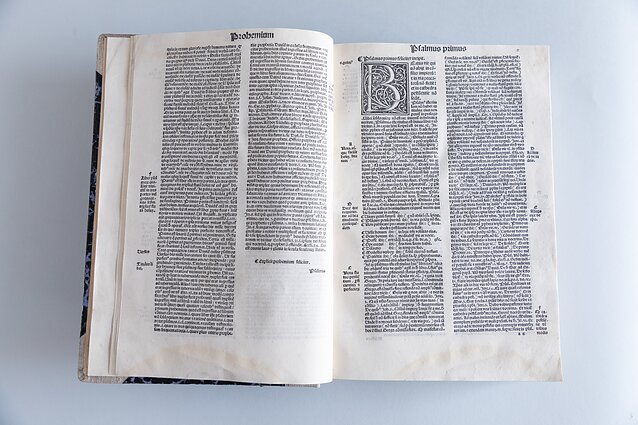 Commentaries on the Psalms (Postilla super Psalterium) by the French theologian Hugo de Sancto Caro