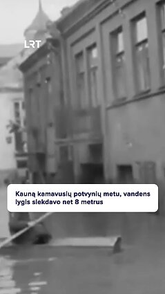 Apie Kauną kamavusius potvynius: vandens lygis pasiekdavo ir 8 metrus