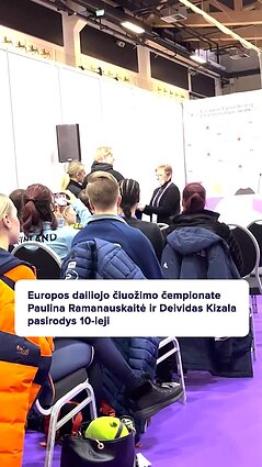 Paaiškėjo šokių ant ledo Lietuvos porų starto numeriai