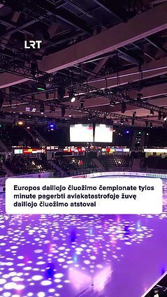 Čempionate pagerbti aviakatastrofoje žuvę dailiojo čiuožimo atstovai