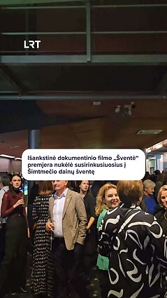 Vilniuje įvyko išankstinė dokumentinio filmo „Šventė“ premjera!