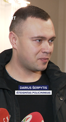 Išteisintas policininkas Šerpytis: teisingumas yra