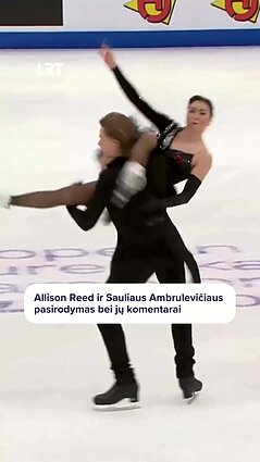 Reed ir Ambrulevičius užėmė 6 vietą Europos dailiojo čiuožimo čempionate