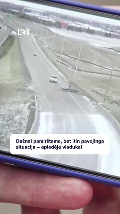 Dažnai pamirštama, bet itin pavojinga situacija – apledėję viadukai