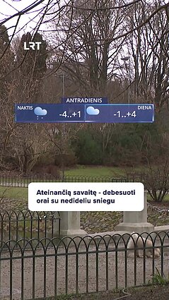 Kokie orai mūsų laukia ateinančią savaitę?