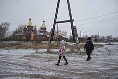 Vaikai vykstant karui Ukrainoje