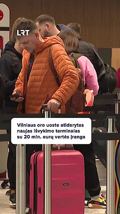 Atidarytas naujasis Vilniaus oro uosto išvykimo terminalas