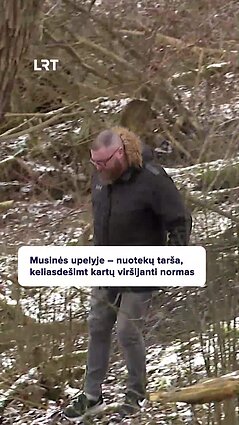 Nuotekomis užterštas Neries intakas