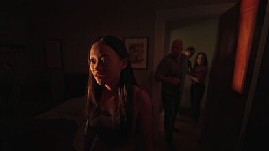 Kadras iš siaubo juostos „Būtybė“ Kadras iš siaubo juostos „Būtybė“