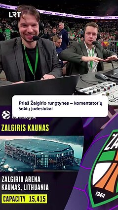 Rungtynių komentatoriai demonstruoja puikią nuotaiką!