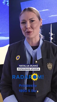 Bunkė kviečia nenuleisti rankų ir aukoti paramos akcijoje „Radarom!“