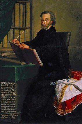 Piotr Skarga, obok uroczysty strój akademicki Piotr Skarga, obok uroczysty strój akademicki