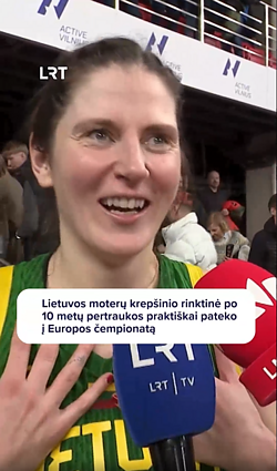 Krepšininkės po istorinės pergalės tryško emocijomis!