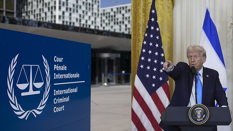 Trumpas pasirašė potvarkį dėl sankcijų Putinui ir Netanyahu arešto orderius išdavusiam TBT