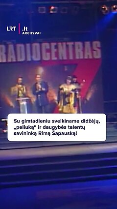 Su gimtadieniu sveikiname „peliuką“ ir daugybės talentų savininką Rimą Šapauską!
