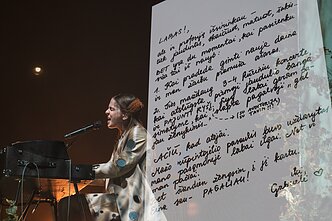 Gabrielės Vilkickytės koncerto akimirka