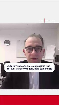 Lietuva, Latvija ir Estija jau atsijungė nuo BRELL sistemos