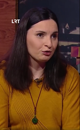 Ajana Lolat-Pažarauskienė dalinasi savo įspūdžiais apie nueitą žygį po Lietuvą