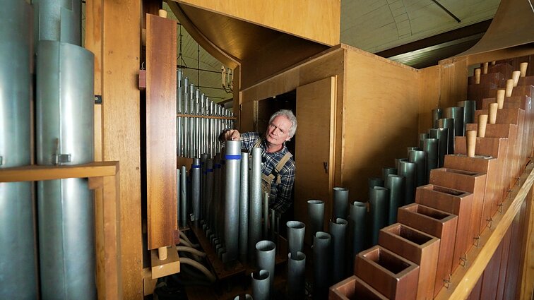 Kintų bažnyčioje po daugelio metų vėl suskambo vargonai – Vokietijos liuteronų dovana