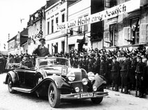 Adolf Hitler in Klaipėda, or Memel, in 1939