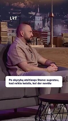 Po skyrybų atsitiesęs Stano: supratau, kad reikia keistis, kol dar nevėlu