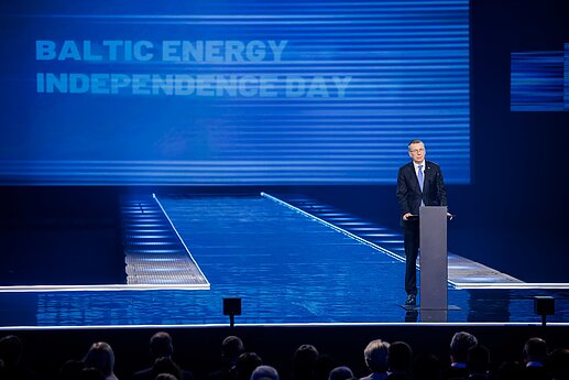 Vilniuje vyko Baltijos šalių elektros tinklų sinchronizacijos su Vakarų Europa šventinis renginys.