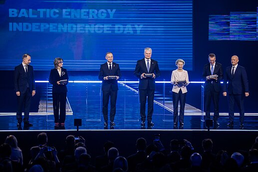 Vilniuje vyko Baltijos šalių elektros tinklų sinchronizacijos su Vakarų Europa šventinis renginys.