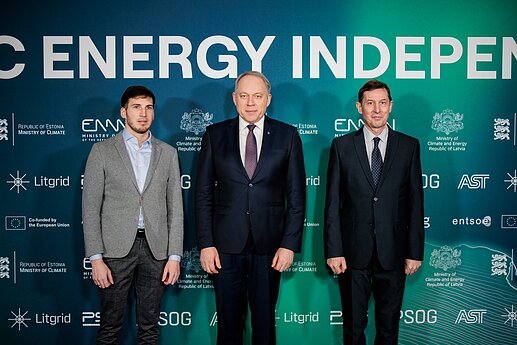 Vilniuje vyko Baltijos šalių elektros tinklų sinchronizacijos su Vakarų Europa šventinis renginys.