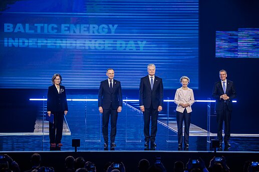 Vilniuje vyko Baltijos šalių elektros tinklų sinchronizacijos su Vakarų Europa šventinis renginys.