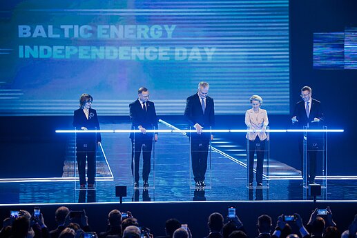 Vilniuje vyko Baltijos šalių elektros tinklų sinchronizacijos su Vakarų Europa šventinis renginys.