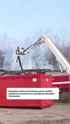 Gaisras pasibaigė ugniagesio žūtimi