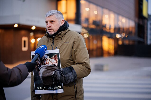 Vilniuje – reakcija į „Kyiv Grand Ballet“ pasirodymą; Valdas Bartkevičius