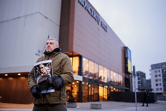 Vilniuje – reakcija į „Kyiv Grand Ballet“ pasirodymą; Valdas Bartkevičius