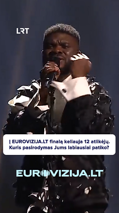 Artėjame prie EUROVIZIJA.LT kulminacijos: kas atstovaus Lietuvai?